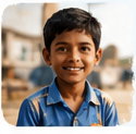 Srinu, whose educational journey reflects his progress towards success.